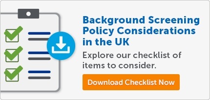 CTA: Background Screening Policy Considerations in the United Kingdom